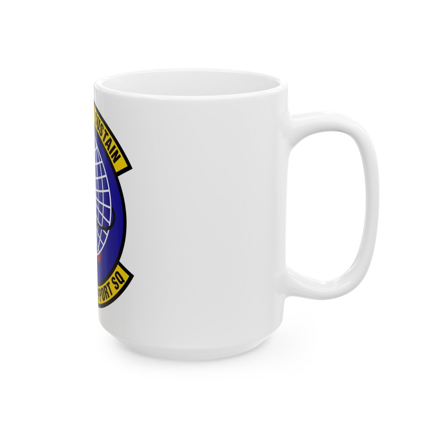 403 Force Support Squadron AFRC (U.S. Air Force) White Coffee Mug-The Sticker Space