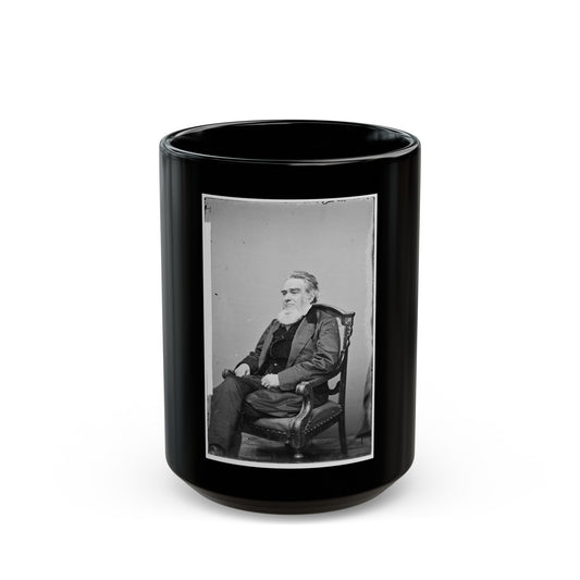 Portrait Of Attorney-General Edward Bates, Officer Of The United States Government (U.S. Civil War) Black Coffee Mug