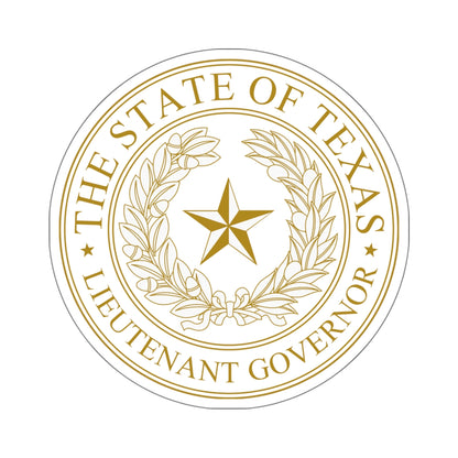 Seal of Lt Governor of Texas - STICKER Vinyl Kiss-Cut Decal