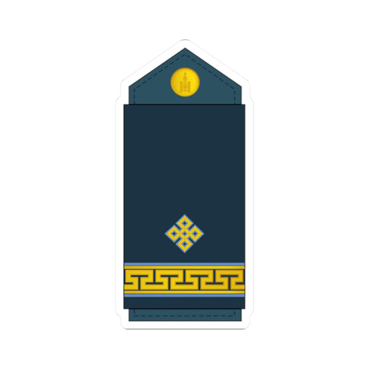 07.Mongolian Air Force JLT (Mongolia) (Military Rank) STICKER Vinyl Kiss-Cut Decal