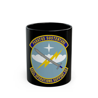 403d Operations Support Squadron (U.S. Air Force) Black Coffee Mug-11oz-The Sticker Space