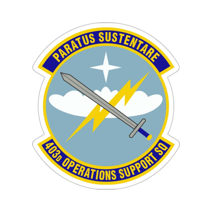 403d Operations Support Squadron (U.S. Air Force) STICKER Vinyl Die-Cut Decal-3 Inch-The Sticker Space