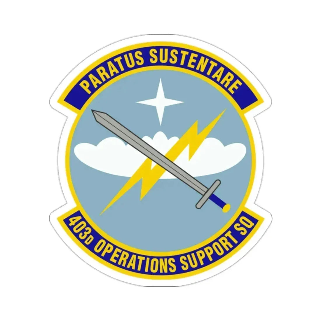 403d Operations Support Squadron (U.S. Air Force) STICKER Vinyl Die-Cut Decal 2 Inch - The Sticker Space