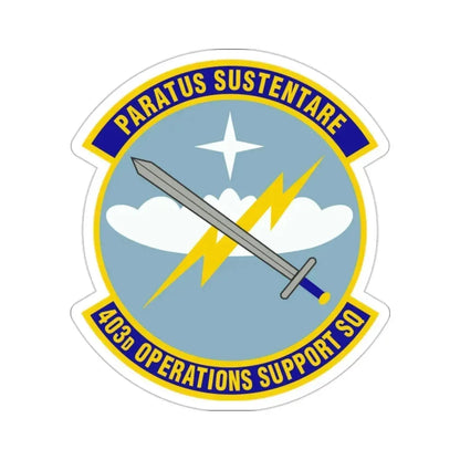 403d Operations Support Squadron (U.S. Air Force) STICKER Vinyl Die-Cut Decal 2 Inch - The Sticker Space