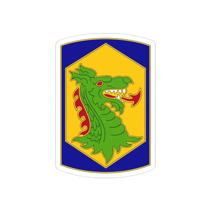 404 Maneuver Enhancement Brigade 2 (U.S. Army) REVERSE PRINT Transparent Die-Cut STICKER 2 Inch Die-Cut Transparent - The Sticker Space