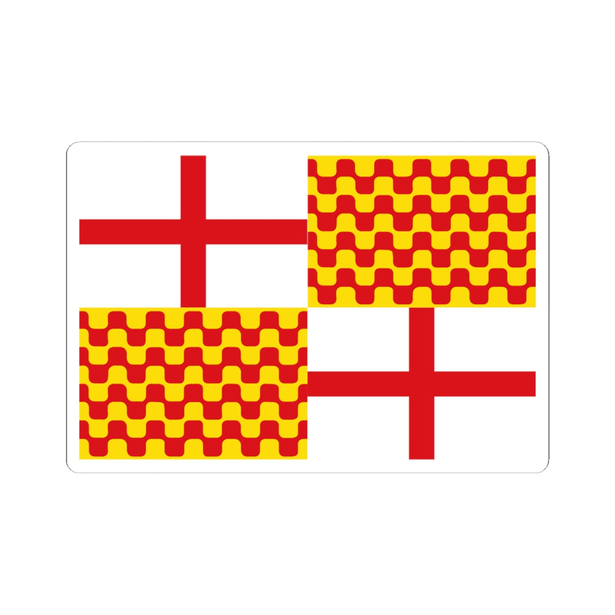 Flag of Tabarnia (Spain) STICKER Vinyl Kiss-Cut Decal