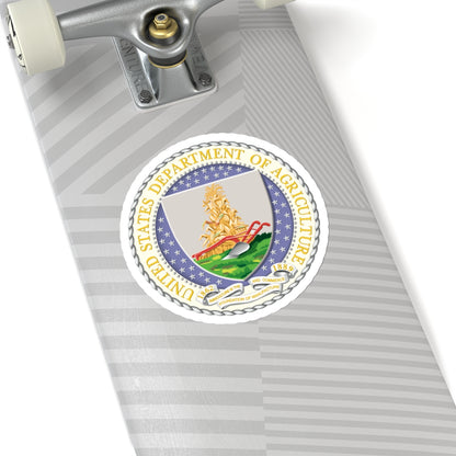 Seal of the United States Department of Agriculture - STICKER Vinyl Kiss-Cut Decal