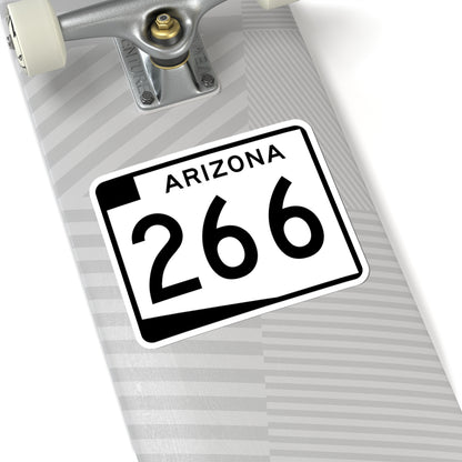 Arizona 266 (Arizona) (Road Sign) STICKER Vinyl Kiss-Cut Decal