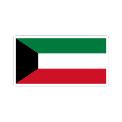 Flag of Kuwait (Kuwait) STICKER Vinyl Kiss-Cut Decal