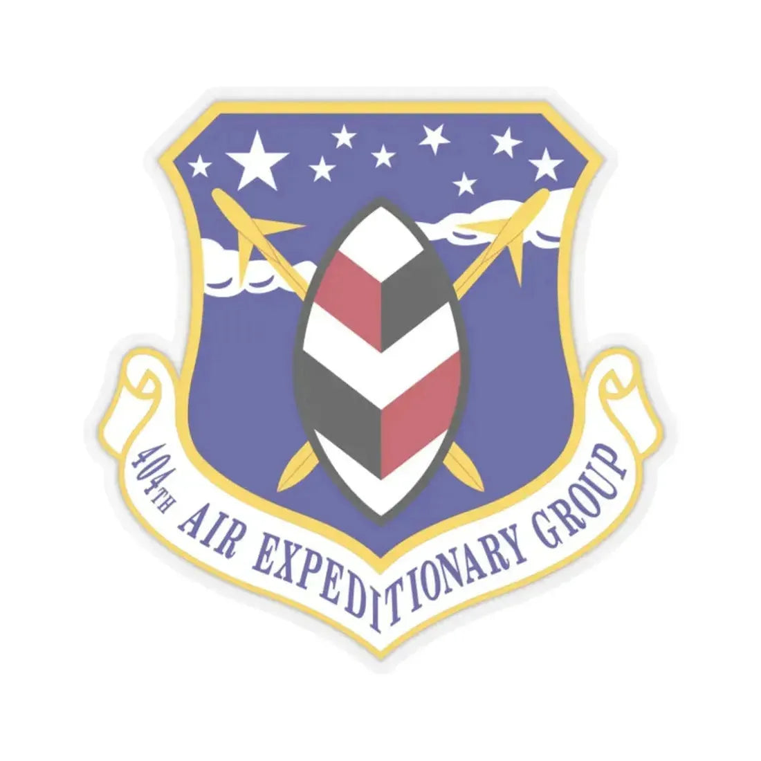 404th Air Expeditionary Group (U.S. Air Force) STICKER Vinyl Kiss-Cut Decal 2 Inch Transparent - The Sticker Space