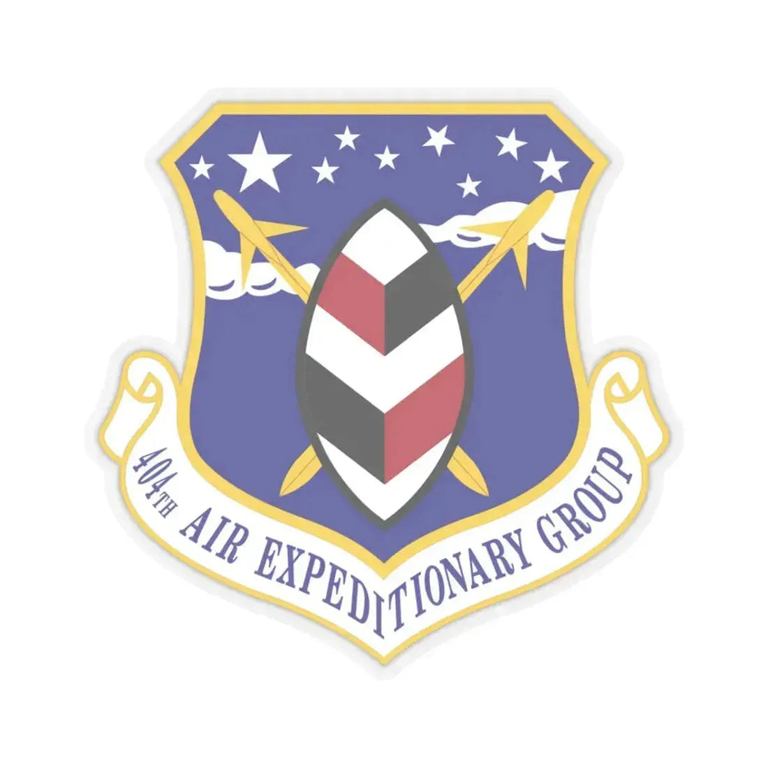 404th Air Expeditionary Group (U.S. Air Force) STICKER Vinyl Kiss-Cut Decal 3 Inch Transparent - The Sticker Space
