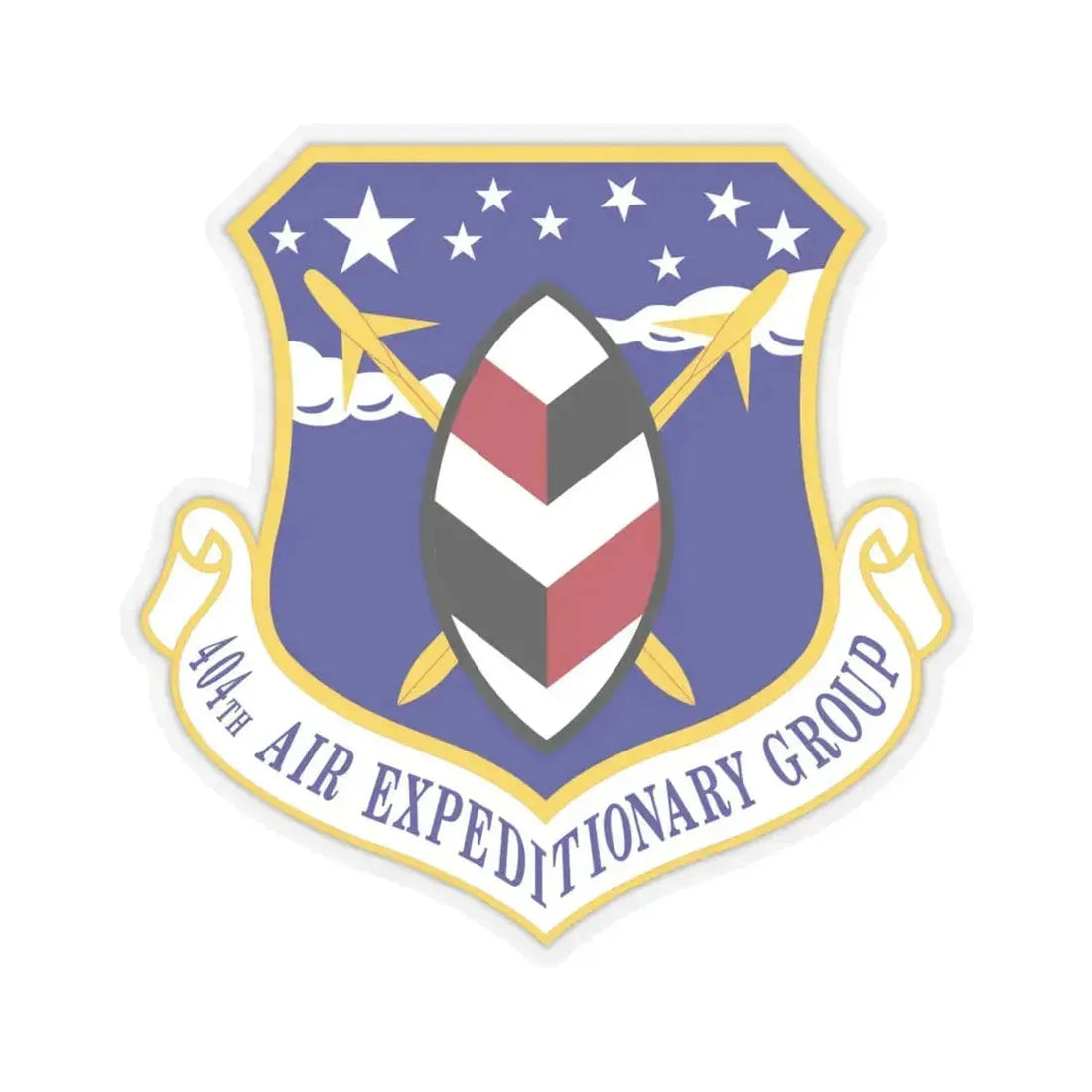404th Air Expeditionary Group (U.S. Air Force) STICKER Vinyl Kiss-Cut Decal 4 Inch Transparent - The Sticker Space