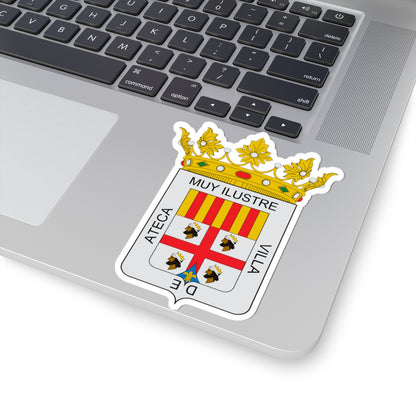 Escudo de Ateca (Spain) (Coat of Arms) STICKER Vinyl Kiss-Cut Decal