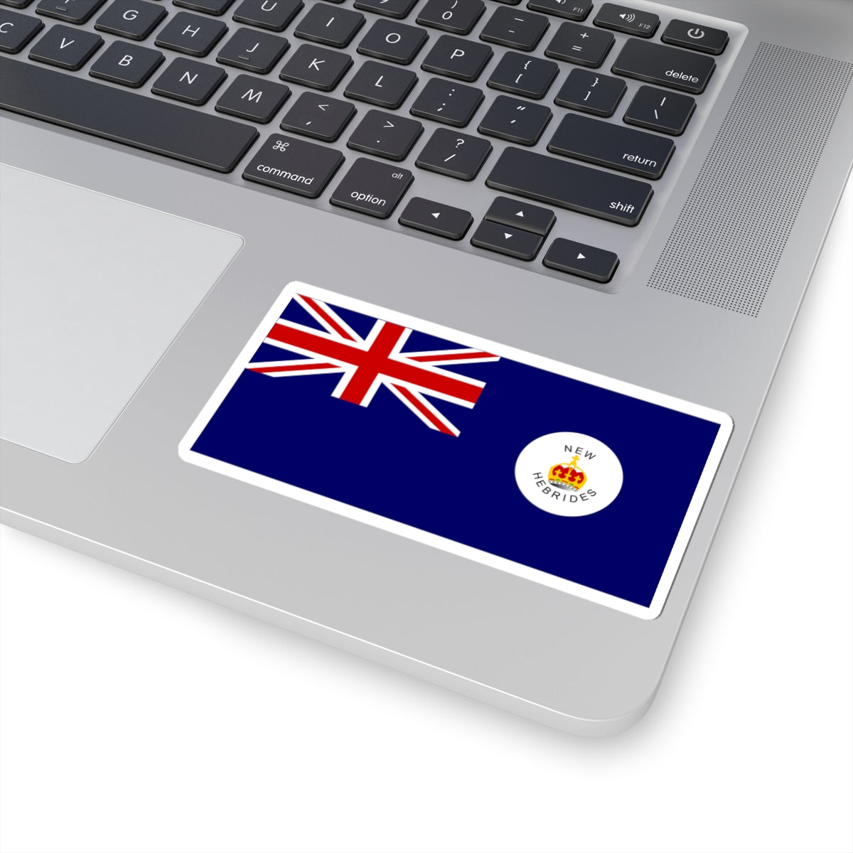 Flag Vanuatu before 1953 (Vanuatu) STICKER Vinyl Kiss-Cut Decal
