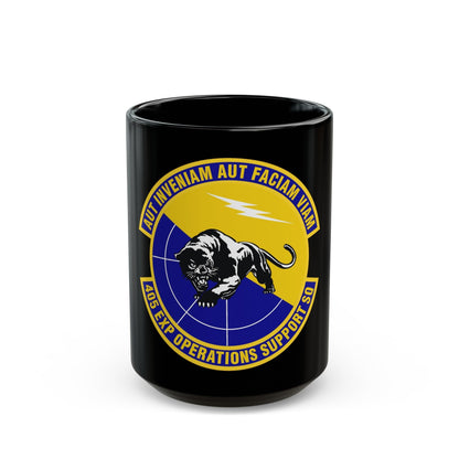 405th Expeditionary Operations Support Squadron (U.S. Air Force) Black Coffee Mug-15oz-The Sticker Space