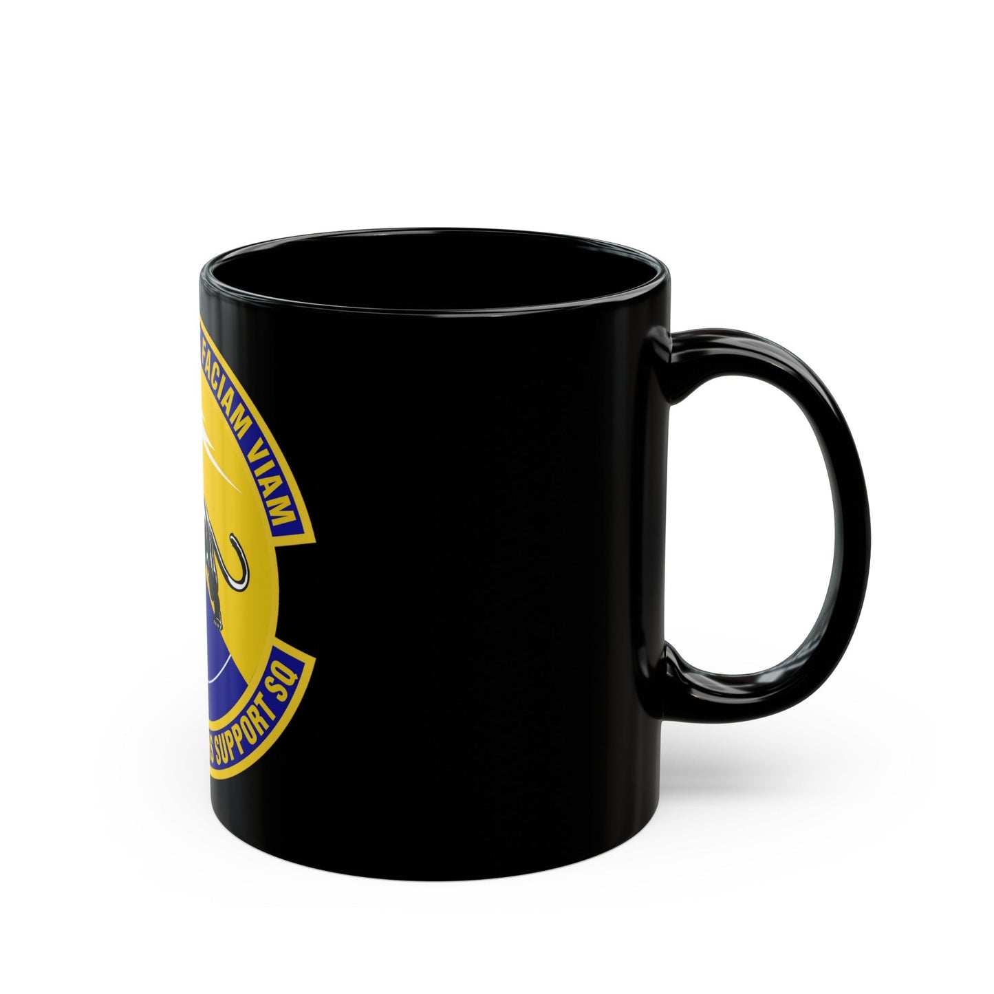 405th Expeditionary Operations Support Squadron (U.S. Air Force) Black Coffee Mug-The Sticker Space