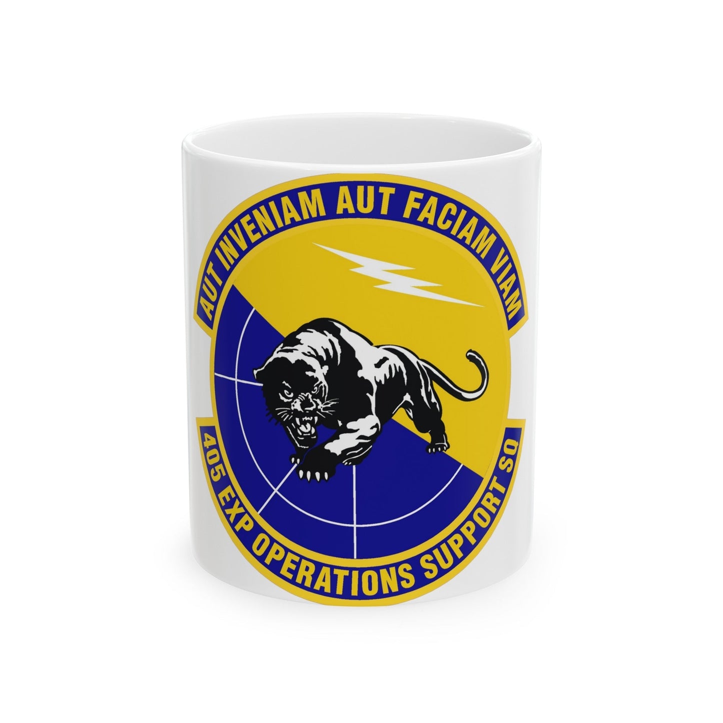 405th Expeditionary Operations Support Squadron (U.S. Air Force) White Coffee Mug-11oz-The Sticker Space