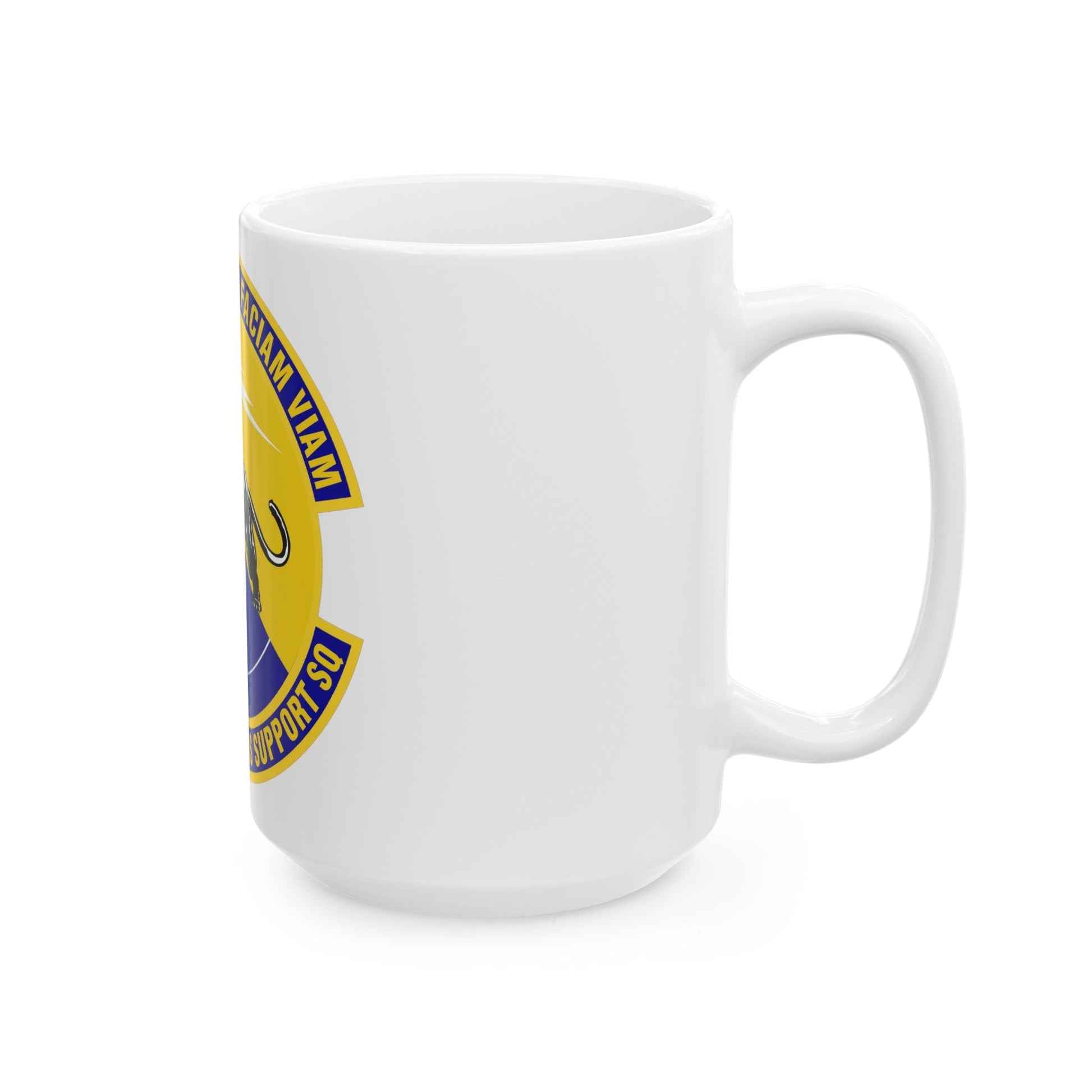 405th Expeditionary Operations Support Squadron (U.S. Air Force) White Coffee Mug-The Sticker Space