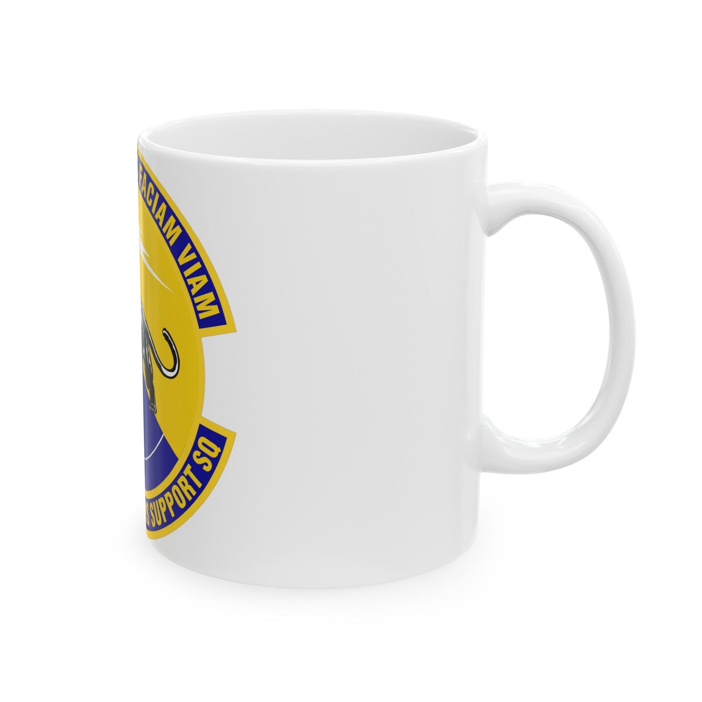 405th Expeditionary Operations Support Squadron (U.S. Air Force) White Coffee Mug-The Sticker Space