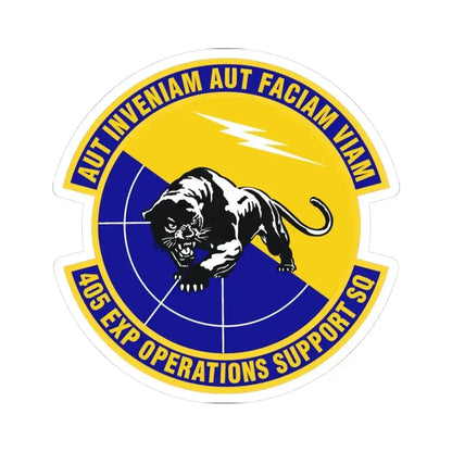 405th Expeditionary Operations Support Squadron (U.S. Air Force) STICKER Vinyl Kiss-Cut Decal 3 Inch White - The Sticker Space