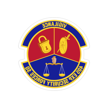 405th Expeditionary Security Forces Squadron (U.S. Air Force) REVERSE PRINT Transparent STICKER-2 Inch-The Sticker Space