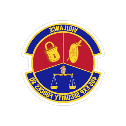 405th Expeditionary Security Forces Squadron (U.S. Air Force) REVERSE PRINT Transparent STICKER-3 Inch-The Sticker Space