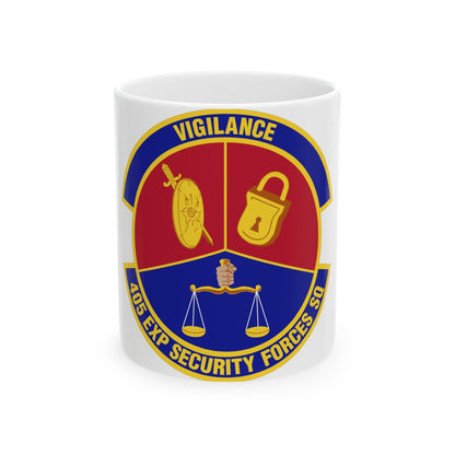 405th Expeditionary Security Forces Squadron (U.S. Air Force) White Coffee Mug-11oz-The Sticker Space