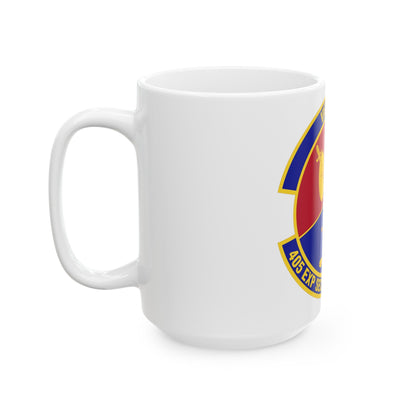 405th Expeditionary Security Forces Squadron (U.S. Air Force) White Coffee Mug-The Sticker Space