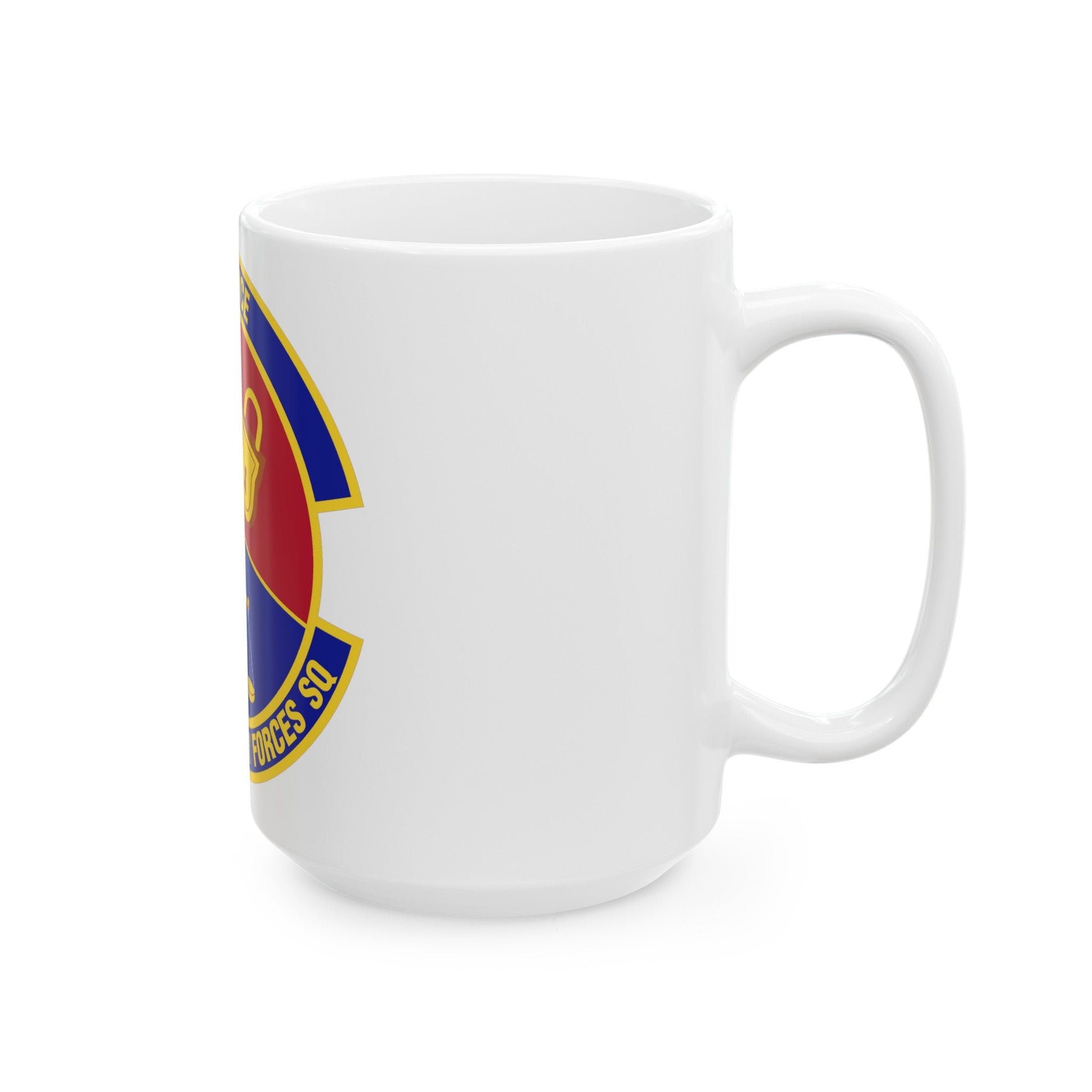 405th Expeditionary Security Forces Squadron (U.S. Air Force) White Coffee Mug-The Sticker Space