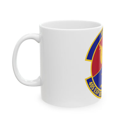 405th Expeditionary Security Forces Squadron (U.S. Air Force) White Coffee Mug-The Sticker Space