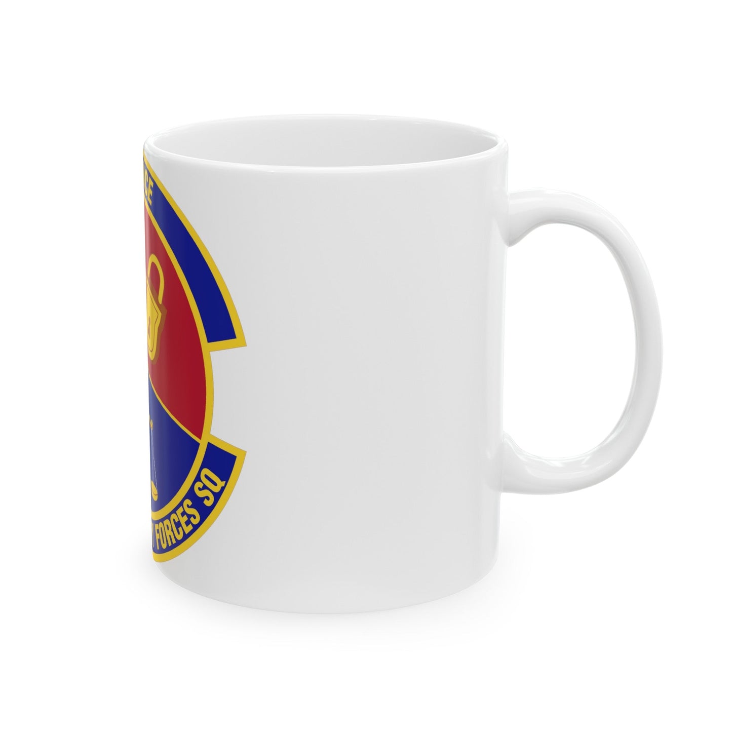 405th Expeditionary Security Forces Squadron (U.S. Air Force) White Coffee Mug-The Sticker Space