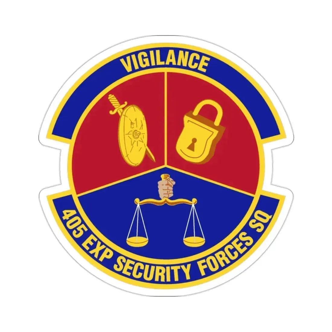 405th Expeditionary Security Forces Squadron (U.S. Air Force) STICKER Vinyl Die-Cut Decal 2 Inch - The Sticker Space