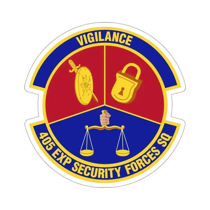 405th Expeditionary Security Forces Squadron (U.S. Air Force) STICKER Vinyl Die-Cut Decal 4 Inch - The Sticker Space