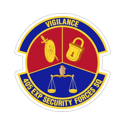 405th Expeditionary Security Forces Squadron (U.S. Air Force) STICKER Vinyl Die-Cut Decal 4 Inch - The Sticker Space
