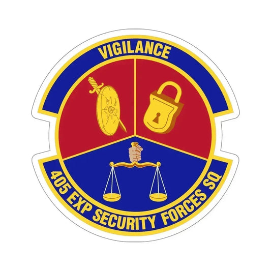 405th Expeditionary Security Forces Squadron (U.S. Air Force) STICKER Vinyl Die-Cut Decal 6 Inch - The Sticker Space