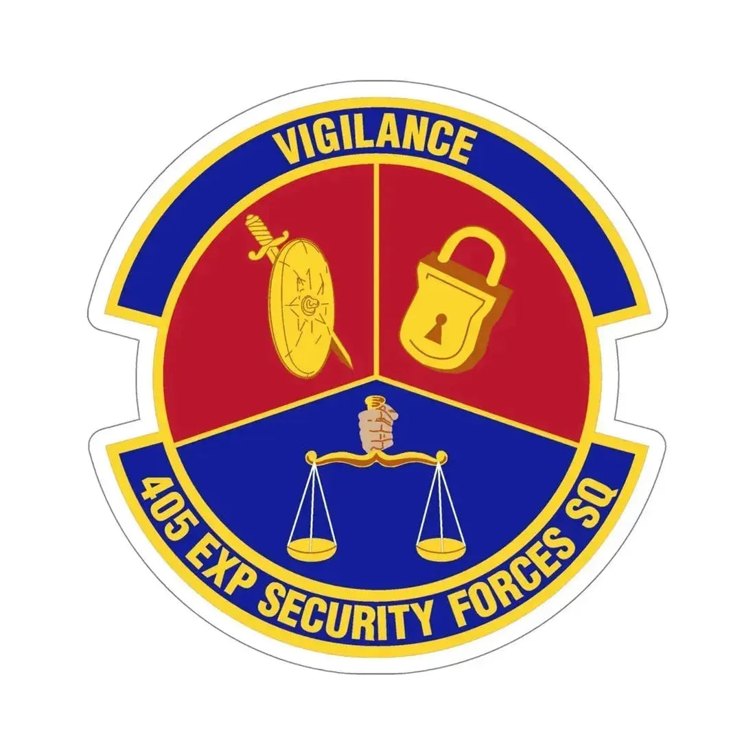 405th Expeditionary Security Forces Squadron (U.S. Air Force) STICKER Vinyl Die-Cut Decal - The Sticker Space