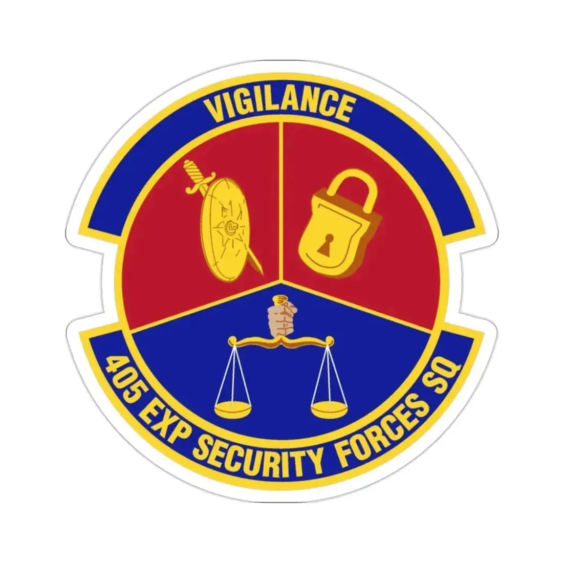 405th Expeditionary Security Forces Squadron (U.S. Air Force) STICKER Vinyl Die-Cut Decal - The Sticker Space