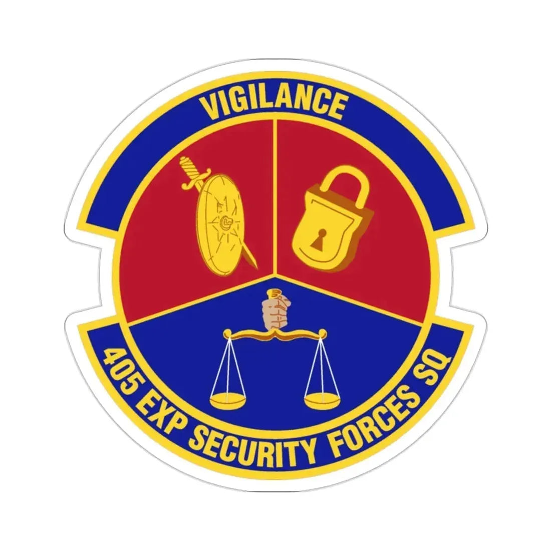 405th Expeditionary Security Forces Squadron (U.S. Air Force) STICKER Vinyl Die-Cut Decal - The Sticker Space