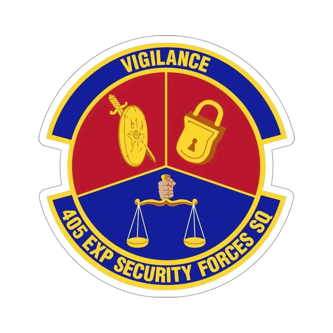 405th Expeditionary Security Forces Squadron (U.S. Air Force) STICKER Vinyl Die-Cut Decal - The Sticker Space
