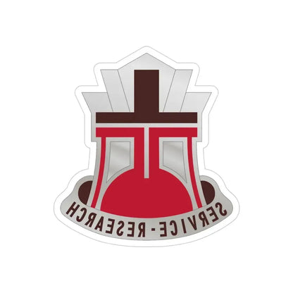 406 Medical Laboratory (U.S. Army) REVERSE PRINT Transparent Die-Cut STICKER - The Sticker Space