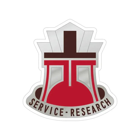 406 Medical Laboratory (U.S. Army) Transparent STICKER Die-Cut Vinyl Decal 6 Inch - The Sticker Space