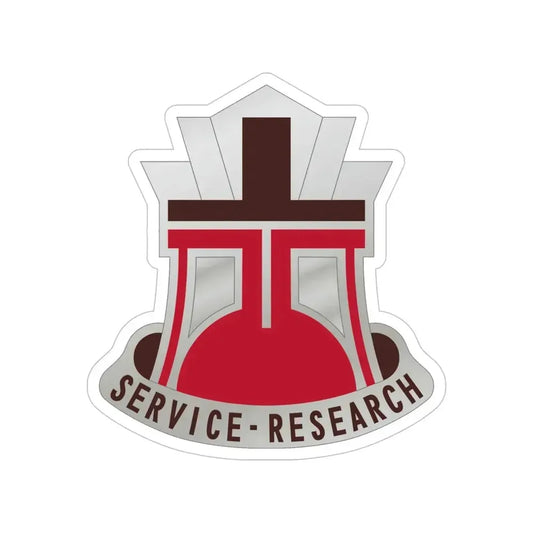 406 Medical Laboratory (U.S. Army) Transparent STICKER Die-Cut Vinyl Decal 6 Inch - The Sticker Space