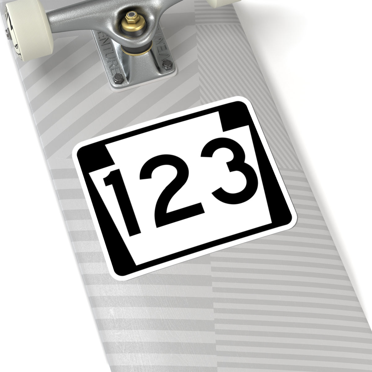 PA-123 (Pennsylvania) (Road Sign) STICKER Vinyl Kiss-Cut Decal