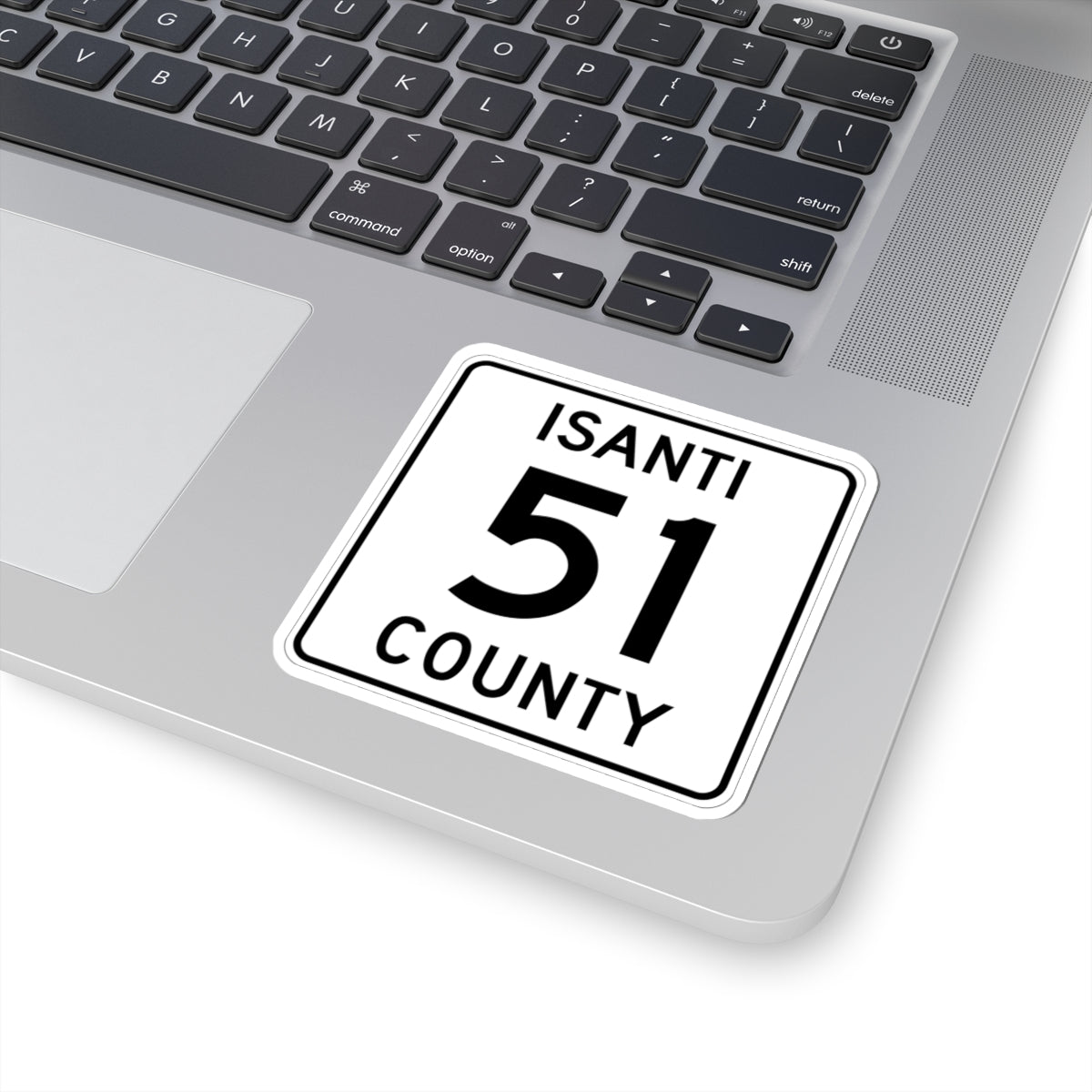 Isanti County 51 MN (Minnesota) (Road Sign) STICKER Vinyl Kiss-Cut Decal