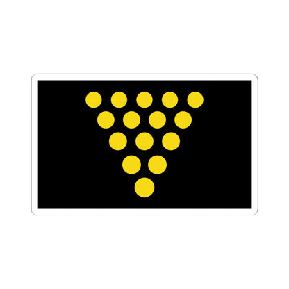 Flag of the Duke of Cornwall (England) STICKER Vinyl Kiss-Cut Decal