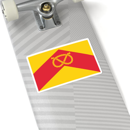 Staffordshire Flag (England) STICKER Vinyl Kiss-Cut Decal