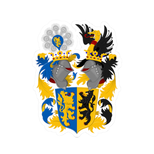 Afgewezen ontwerp van het provinciewapen Gelderland II 1893-1941 (Netherlands) (Coat of Arms) STICKER Vinyl Kiss-Cut Decal