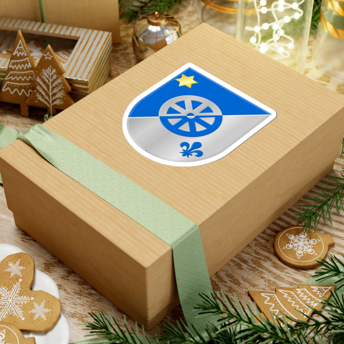 Aalsum wapen (Netherlands) (Coat of Arms) STICKER Vinyl Kiss-Cut Decal