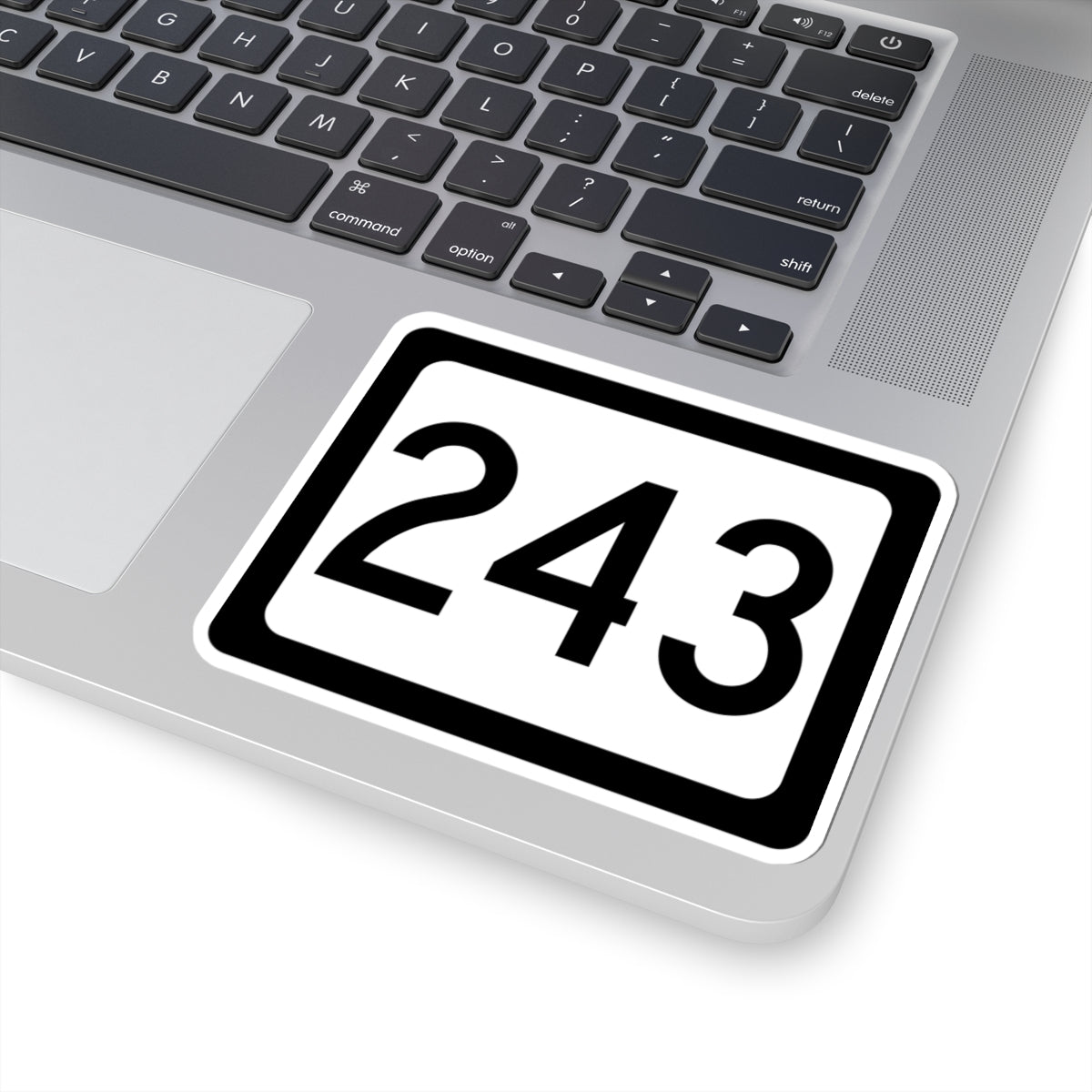 WV-243 (Virginia) (Road Sign) STICKER Vinyl Kiss-Cut Decal