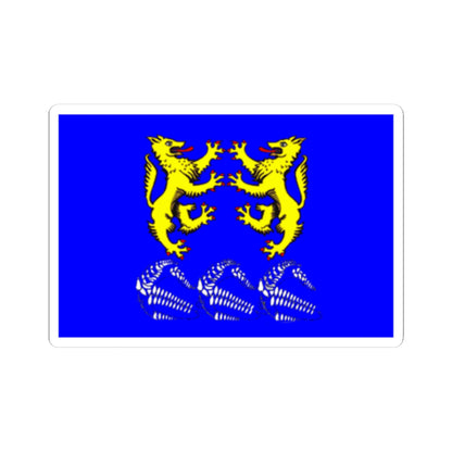 Flag Leskolovo Leningrad oblast (Russia) STICKER Vinyl Kiss-Cut Decal